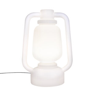 Floor Lamp White 110cm IP44 – Storm Extra Large